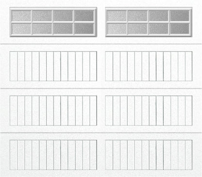 8x7 -  Obscure- Stockton With glass Long - White