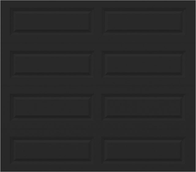 8x7 - No glass Long - Black