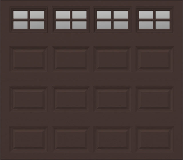 8x7 - Clear -  Stockton With glass - Brown.