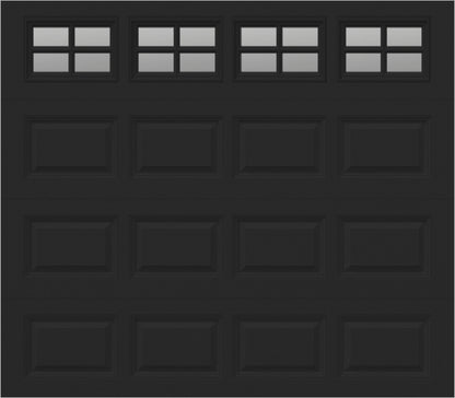 8x7 - Clear -  Stockton With glass - Black