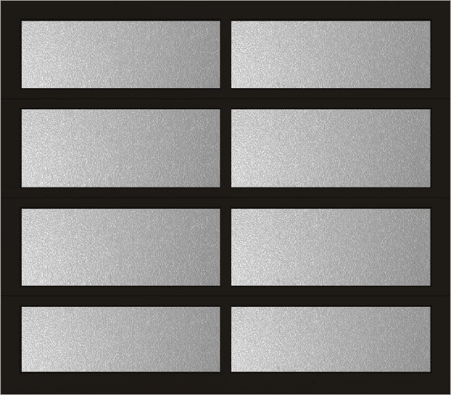 8'x7' Window - Aluminum - Dark Bronze - Obscure