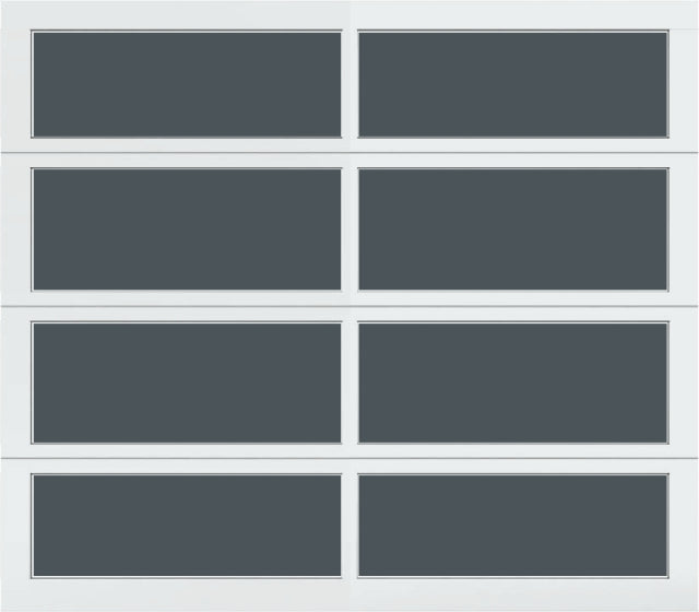 8'x7' Window - Aluminum - White - Tinted 