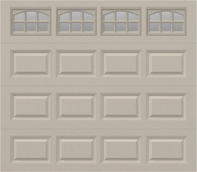 8x7 -  Cascade Short - Clear  With glass - Almond