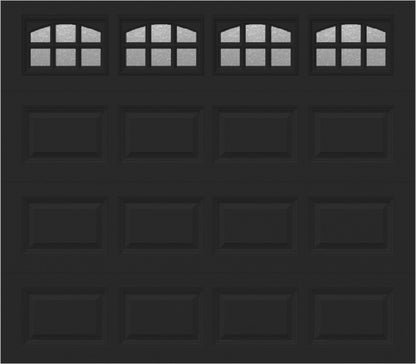 8x7 -  Cascade - Obscure With glass - Black