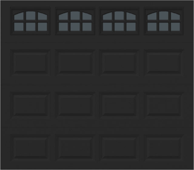 8x7 -  Cascade - Tinted - With glass - Black