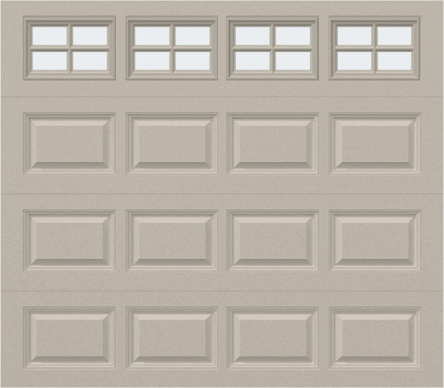 8x7 - Frosted -  Stockton With glass - Almond