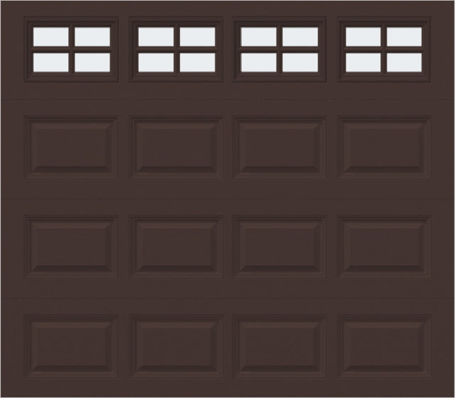 8x7 - Frosted  -  Stockton With glass - Brown