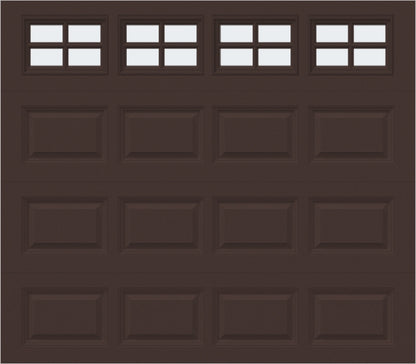 8x7 - Frosted  -  Stockton With glass - Brown