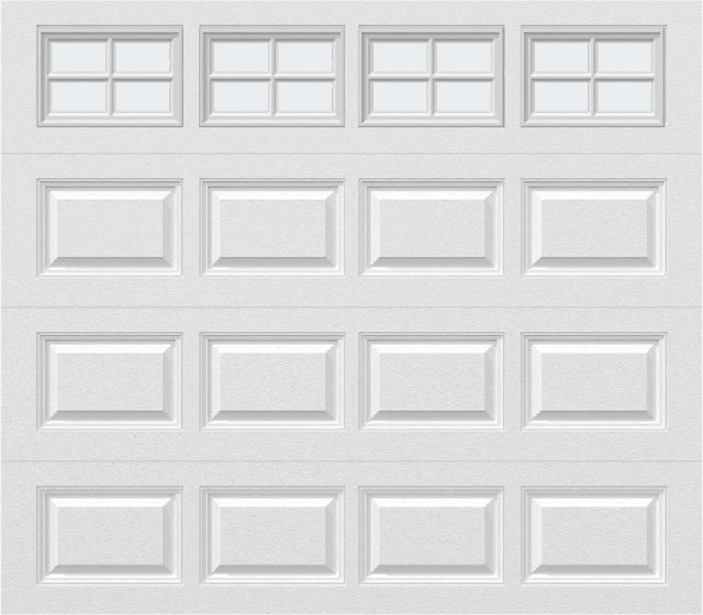 8x7 - Frosted -  Stockton With glass - White