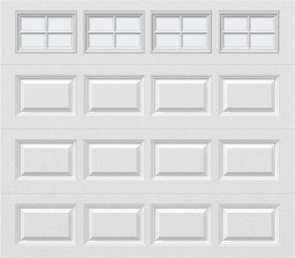 8x7 - Frosted -  Stockton With glass - White