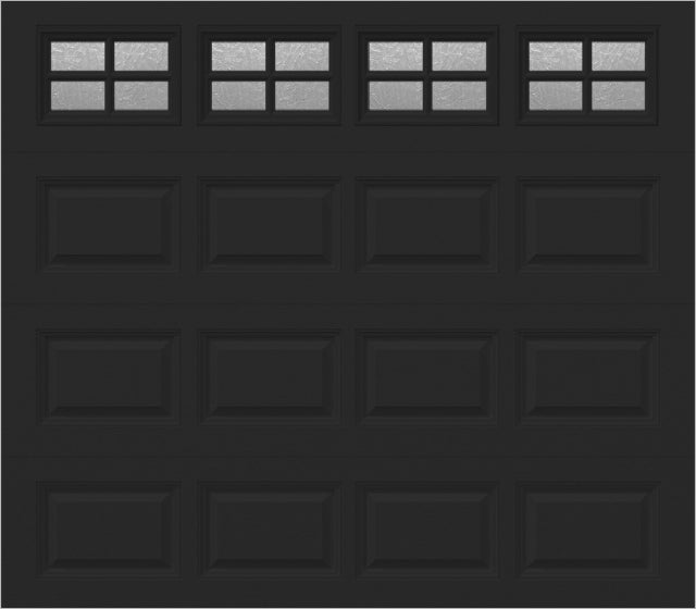 8x7 -  Obscure- Stockton With glass - Black