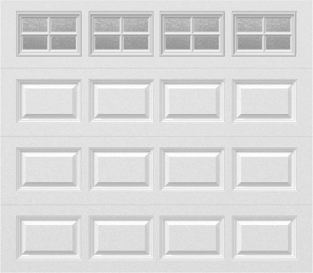 8x7 -  Obscure- Stockton With glass - White