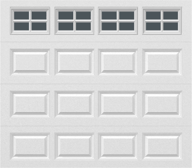 8x7 -  Tinted- Stockton With glass - White