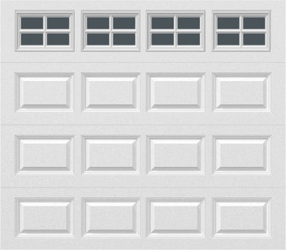 8x7 -  Tinted- Stockton With glass - White