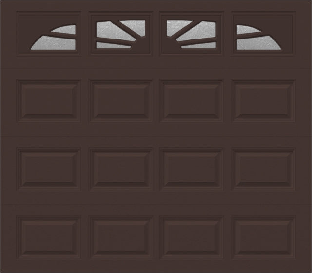 8x7 - Sunburst - Obscure - With glass Long - Brown