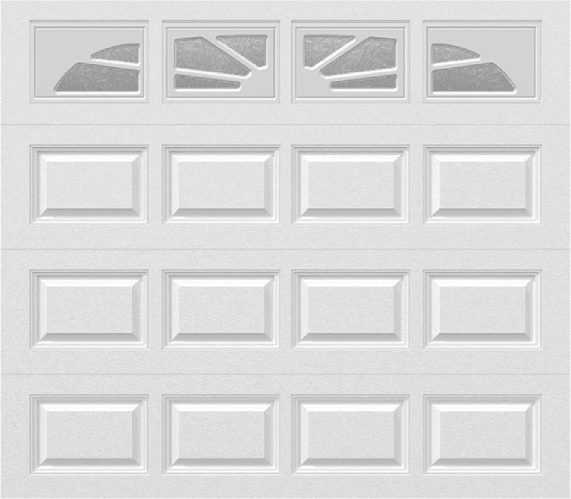 8x7 - Sunburst - Obscure - With glass Long - White