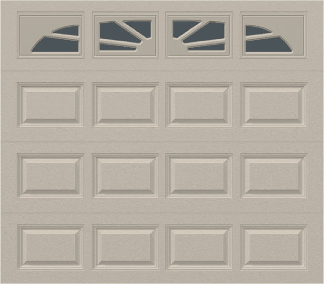 8x7 - Sunburst - Tinted -  With glass Long - Almond