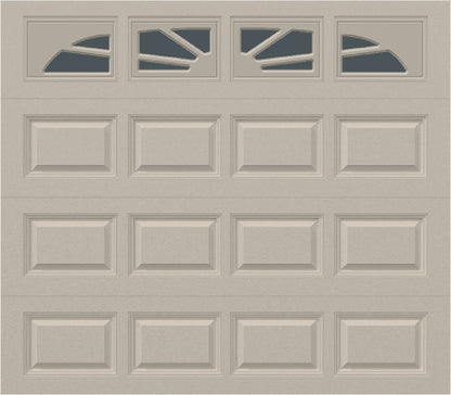 8x7 - Sunburst - Tinted -  With glass Long - Almond