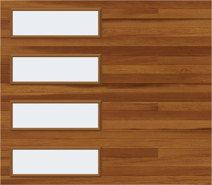 8x7 Window - Cedar Left - Frosted