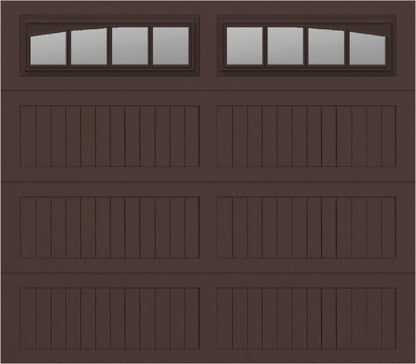 8x7 -  Long with glass Arched Stockbridge Long - Clear  With glass Long - Brown