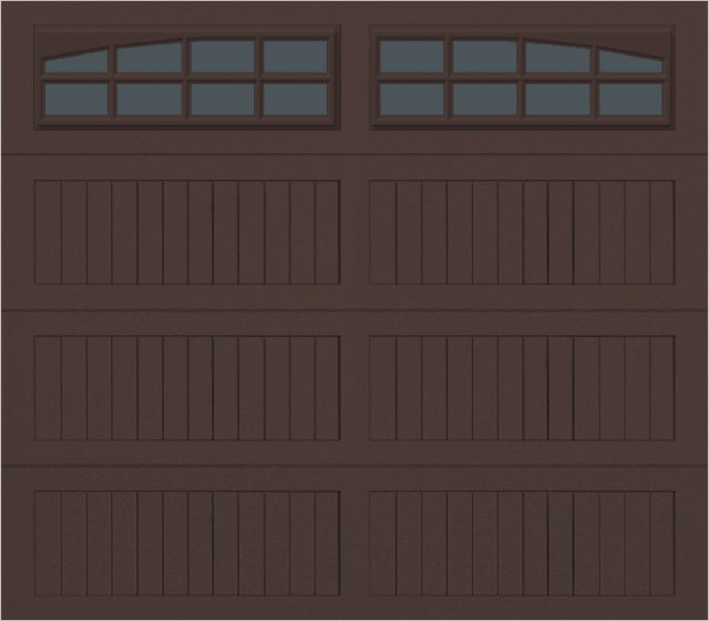 8x7 - Arched Stockton Long - Tinted With glass Long - Brown