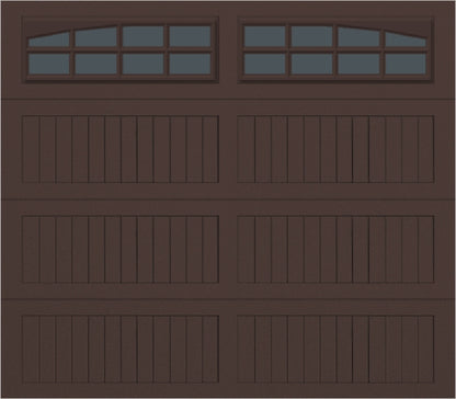 8x7 - Arched Stockton Long - Tinted With glass Long - Brown