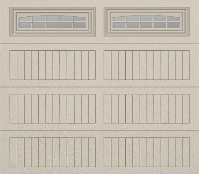 8x7 - Cascade - Clear  With glass Long - Almond