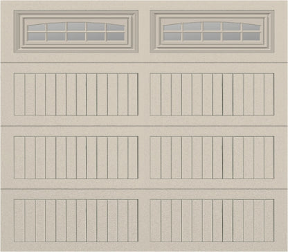 8x7 - Cascade - Clear  With glass Long - Almond