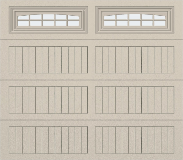 8x7 - Cascade - Frosted  With glass Long - Almond