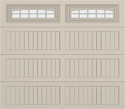 8x7 - Cascade - Frosted  With glass Long - Almond