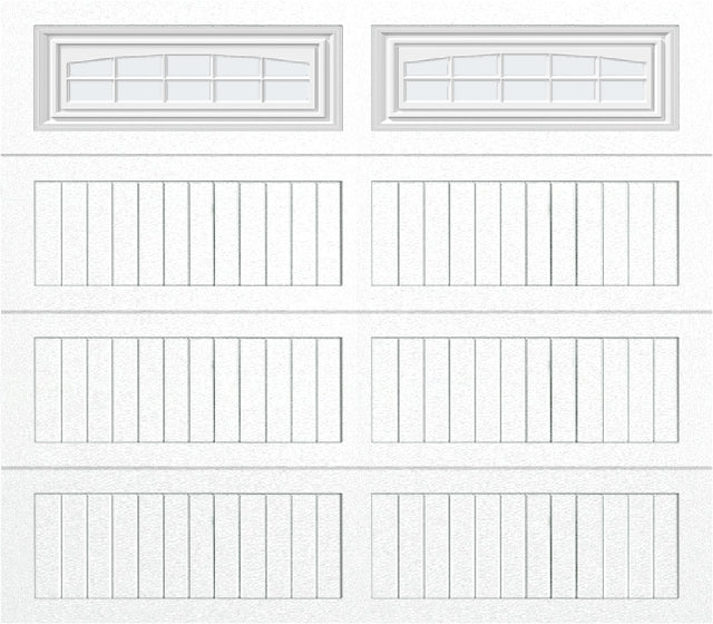 8x7 -  Cascade - Frosted  With glass Long - White