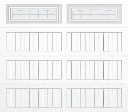8x7 -  Cascade - Frosted  With glass Long - White