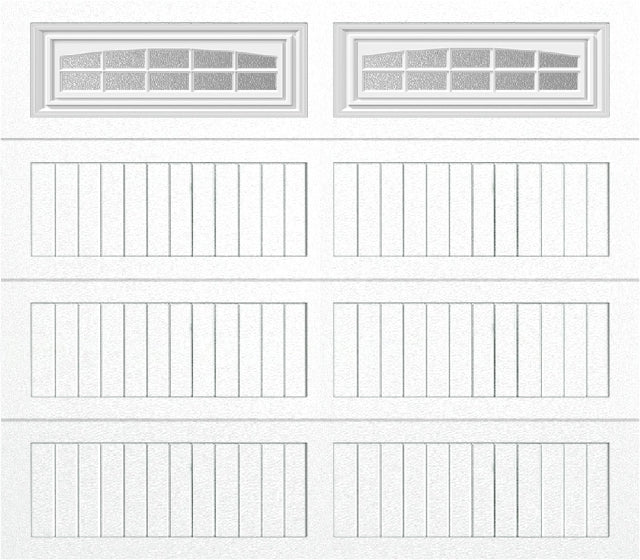 8x7 -  Cascade - Obscure  With glass Long - White