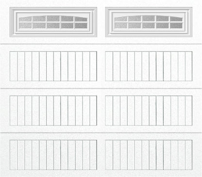 8x7 -  Cascade - Obscure  With glass Long - White