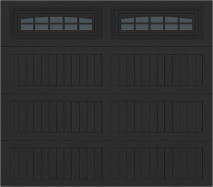 8x7 -  Cascade - Tinted  With glass Long - Black.