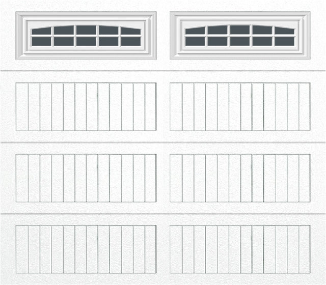 8x7 -  Cascade - Tinted  With glass Long - White