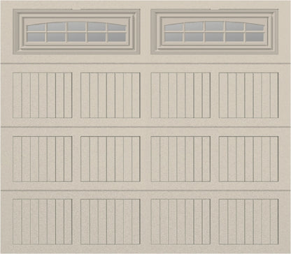 8x7 -  Cascade Short - Clear  With glass - Almond