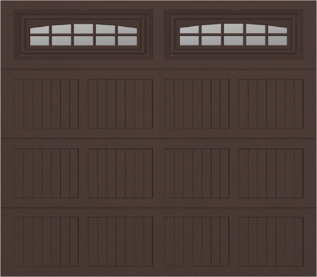 8x7 -  Cascade Short - Clear  With glass - Brown