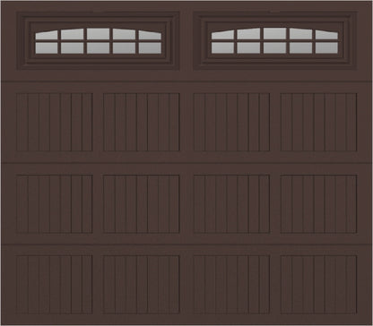 8x7 -  Cascade Short - Clear  With glass - Brown