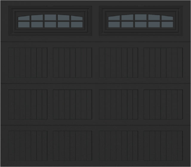 8x7 -  Cascade - Tinted - With glass - Black