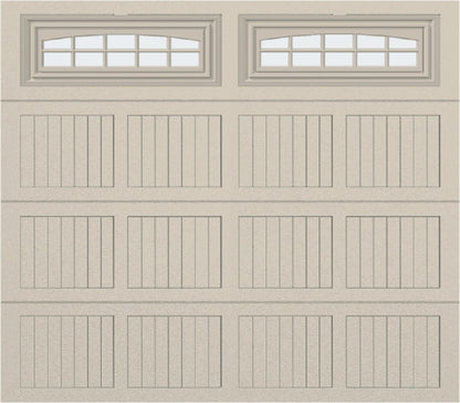 8x7 -  Cascade Short - Frosted  With glass - Almond