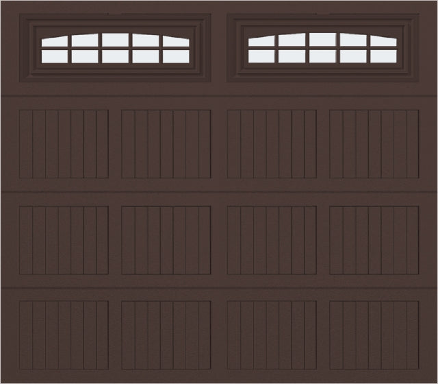 8x7 -  Cascade Short - Frosted  With glass - Brown