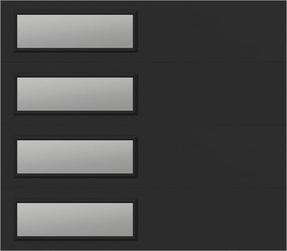 8'x7' Window - Skyflush Left - Black - Clear
