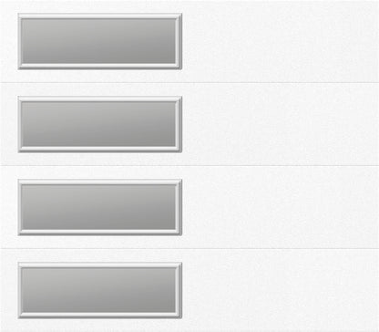 8x7 - Clear -  Stockton With glass Short - White