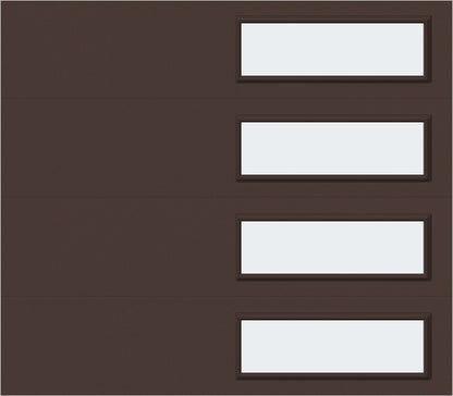 8'x7' Window - Skyflush Right  - Brown - Frosted