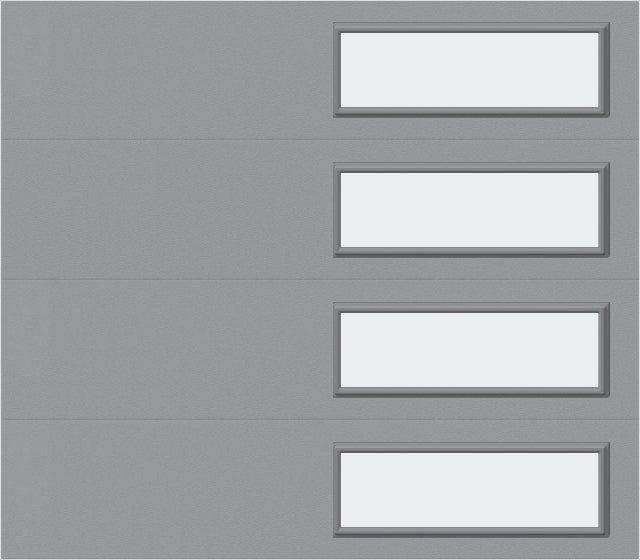 8'x7' Window - Skyflush Right  -  Gray - Frosted