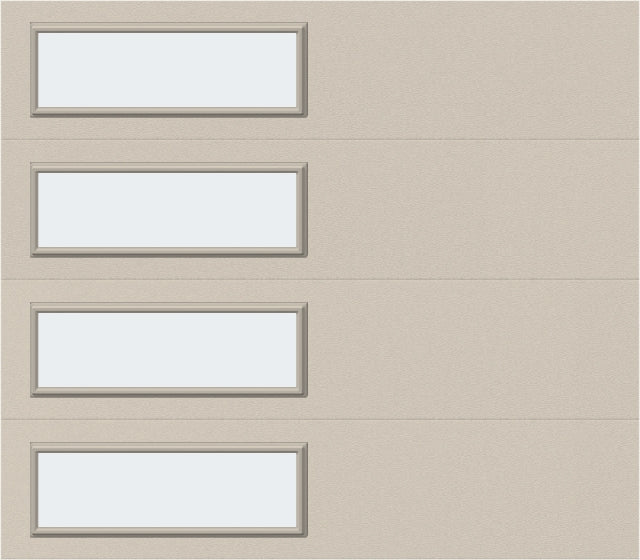 8x7 - Clear -  Stockton With glass Long Short - Almond