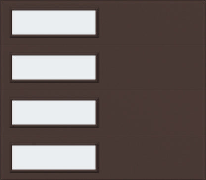 8'x7' Window - Skyflush Left - Brown - Frosted