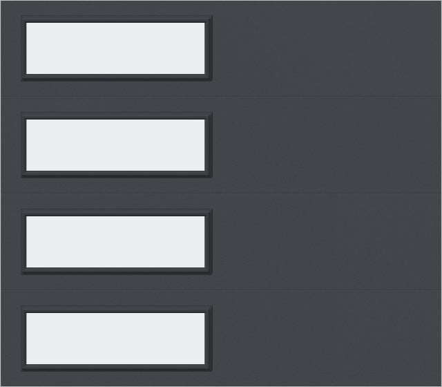 8'x7' Window - Skyflush Left   - Graphiete - Frosted
