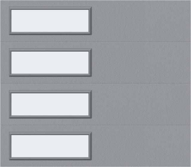 8'x7' Window - Skyflush Left -  Gray - Frosted